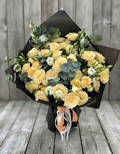 Букет цветов из:  Розы и Лизиантусы #REPLACE_PRED# Кош-Агач