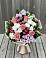 Букет цветов из: Альстромерии, Гвоздики, Розы и Хризантемы в Кош-Агач