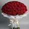 Букет 101 Красная роза Блэк Мэджик в Кош-Агач
