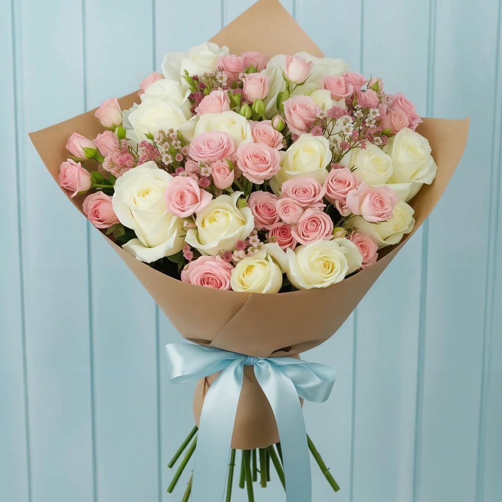 Букет цветов из: Розы в Кош-Агач