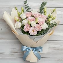 Букет цветов из:  Лизиантусы в Кош-Агач