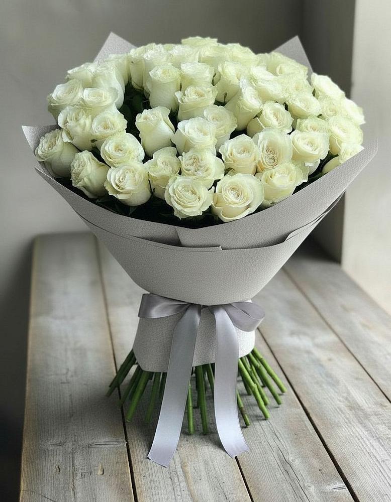 Букет 35 Белых роз в Кош-Агач