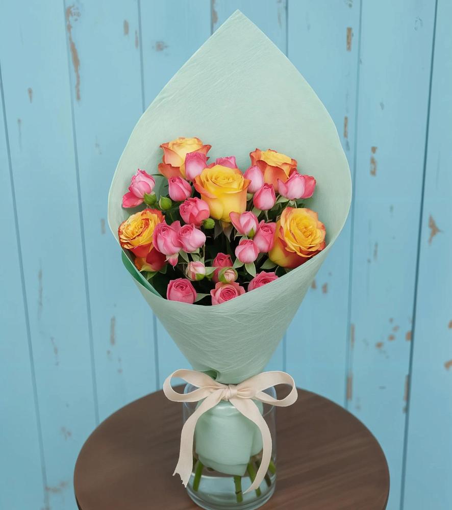 Букет цветов из: Розы в Кош-Агач