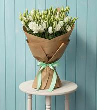 Букет цветов из:  Лизиантусы в Кош-Агач