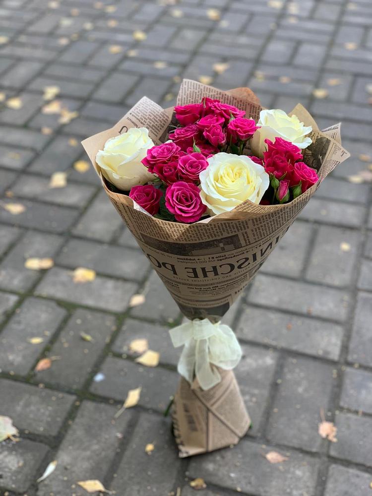 Букет цветов из: Розы в Кош-Агач